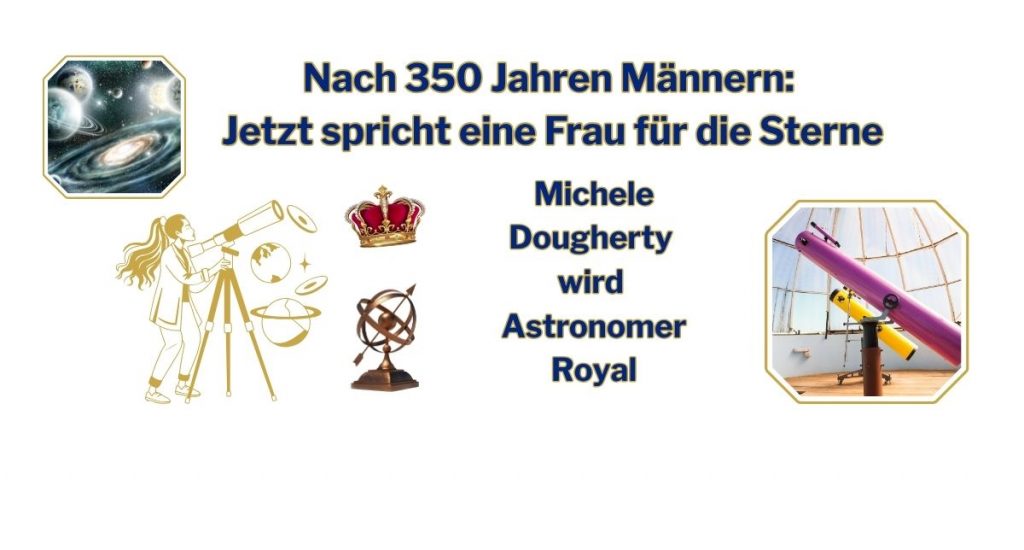Historischer Moment: Prof. Dougherty als Hofastronomin