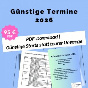 Günstige Termine 2026 – astrologisch exakt berechnete Termine
