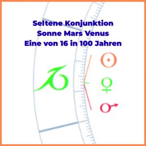 Seltene Konjunktion Sonne Mars Venus Eine von 16 in 100 Jahren
